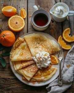 Crêpes Suzette à l’orange