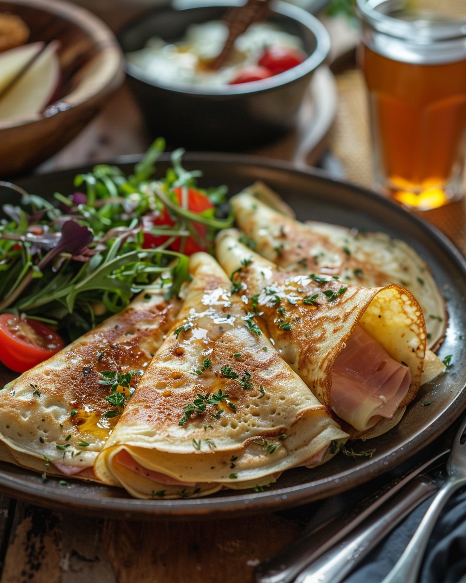 Crêpes salées au sarrasin