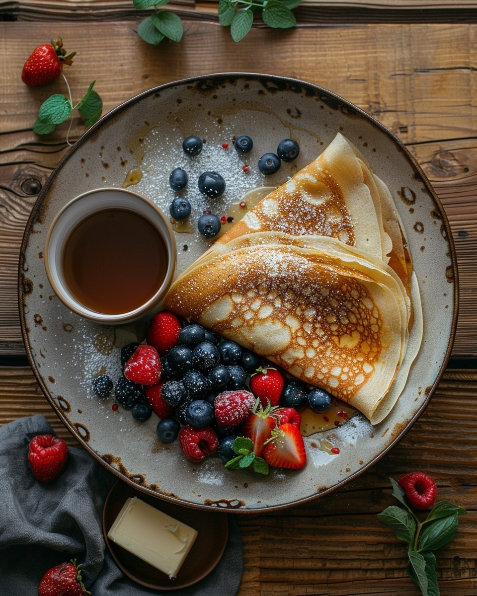 Crêpes sans gluten légères
