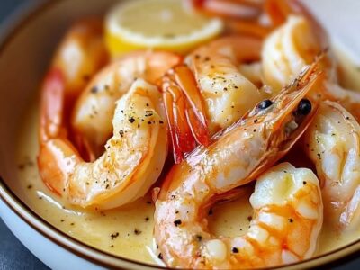 Crevettes Citron Crème : Recette Facile et Rapide
