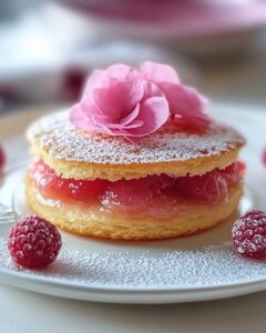 Gâteau Biscuits Roses