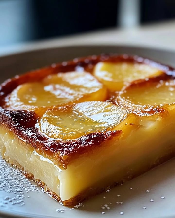 Gâteau Flan Pommes