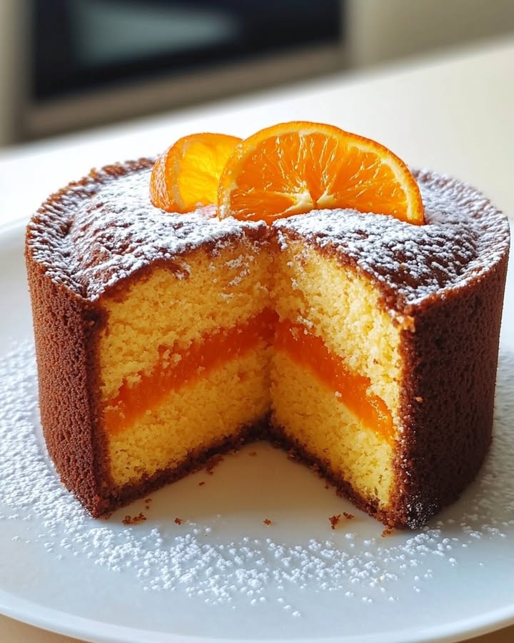 Gâteau Moelleux Orange