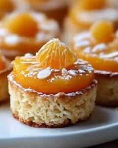 Gâteaux Orange Amandes