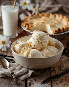 Glace à la vanille maison