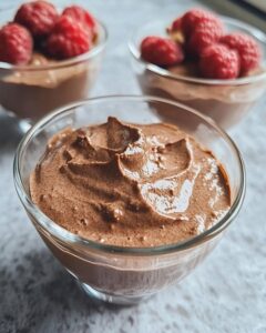 Mousse Chocolat Diabétique