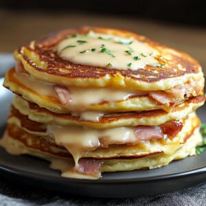 Pancakes Jambon Fromage