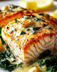 Saumon Épinards Crabe