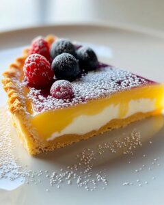 Tarte Myrtilles Été