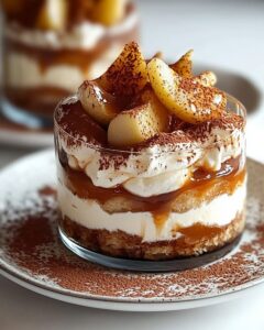 Tiramisu Pommes Caramel