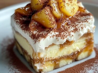 Tiramisu Pommes Caramélisées : la recette facile