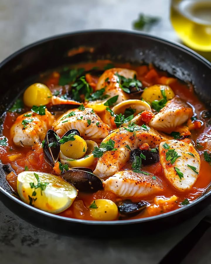 Zarzuela Poisson Légumes