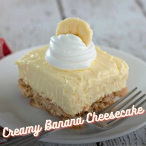 Barres Cheesecake Banane