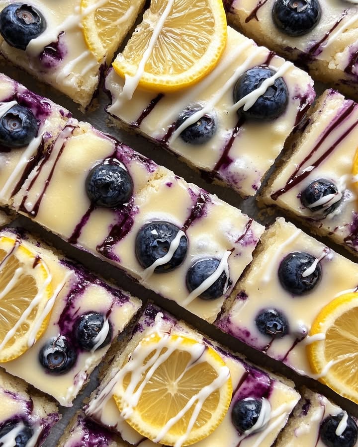 Barres Citron Myrtille Délicieuses