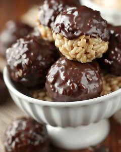 Boules Rice Krispies Chocolat