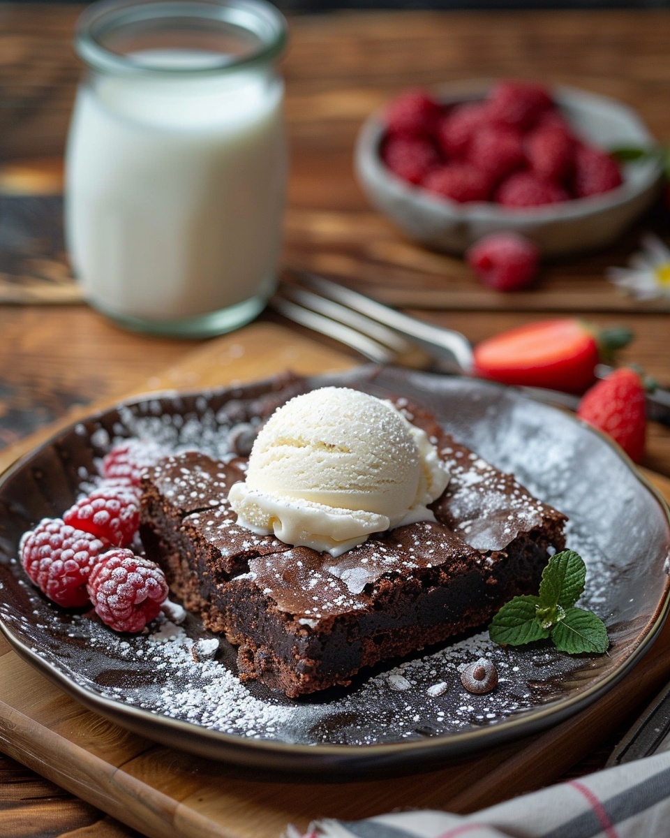 Brownie au chocolat fondant