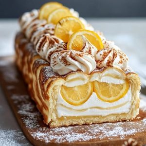 Bûche Citron Meringuée