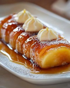 Bûche Tatin Caramélisée
