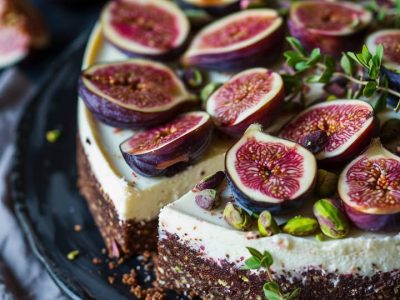 Cheesecake Végétalien Figue-Pistache : Recette Facile
