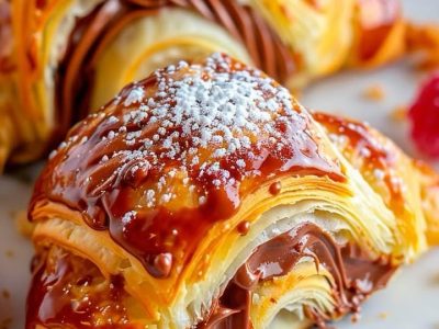 Croissants Nutella Caramel : la recette facile parfaite