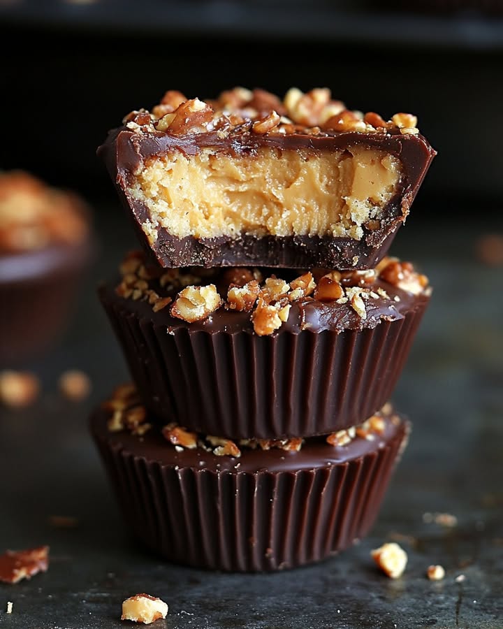 Cups Chocolat Cacahuète Crunch