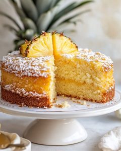 Gâteau Ananas Tropical
