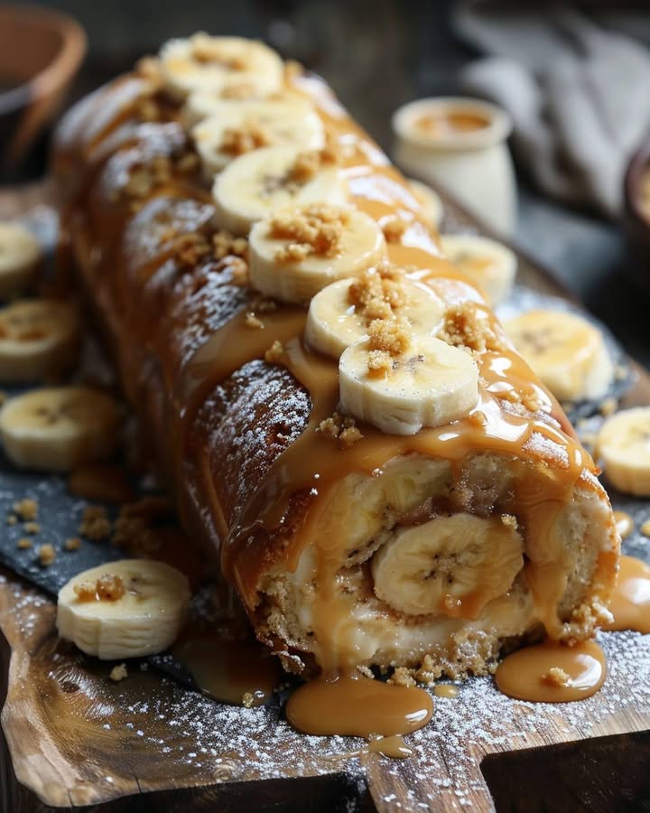 Gâteau Banane Caramel
