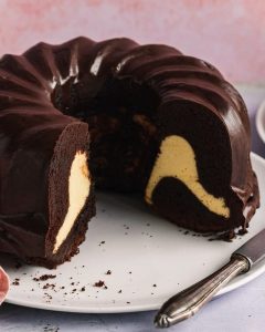 Gâteau Bundt Chocolat Cheesecake