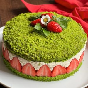 Gâteau Fraise Mascarpone