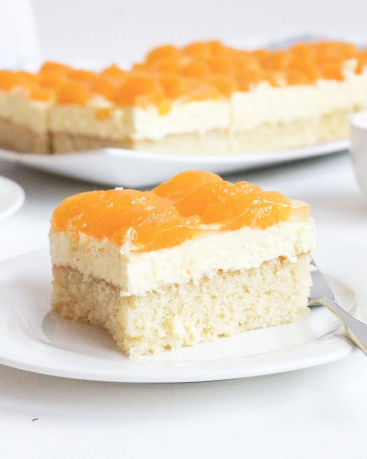 Gâteau Mandarins Crémeux