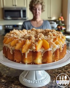 Gâteau Pêche-Bretzel Moelleux