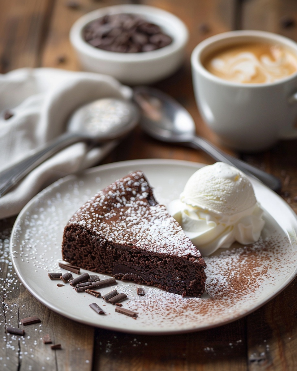 Gâteau au chocolat sans farine