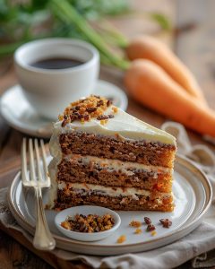 Gâteau aux carottes moelleux