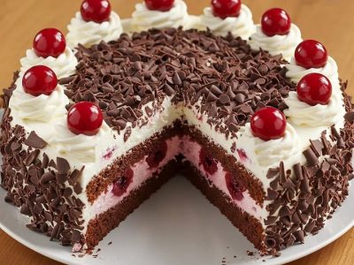 Gâteau forêt noire facile et authentique