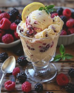 Glace sans sorbetière rapide