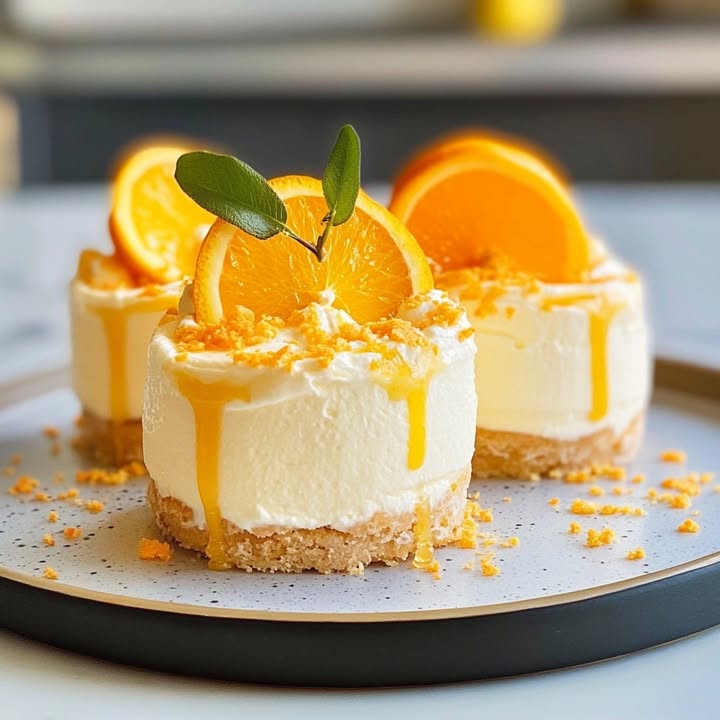 Mini Cheesecakes Orange