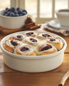 Roulés Myrtilles Cannelle