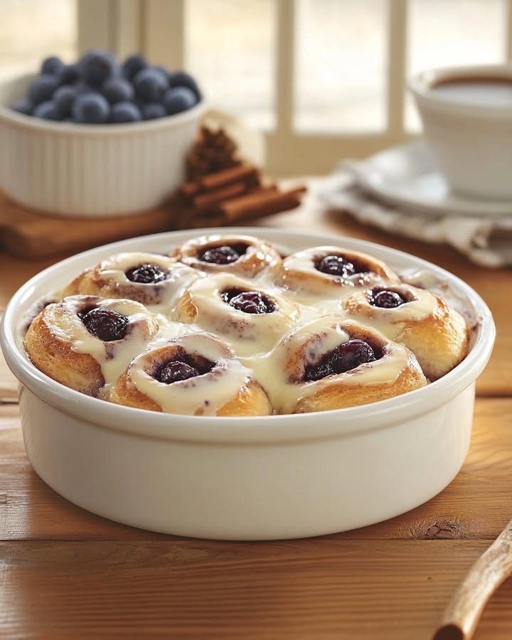 Roulés Myrtilles Cannelle