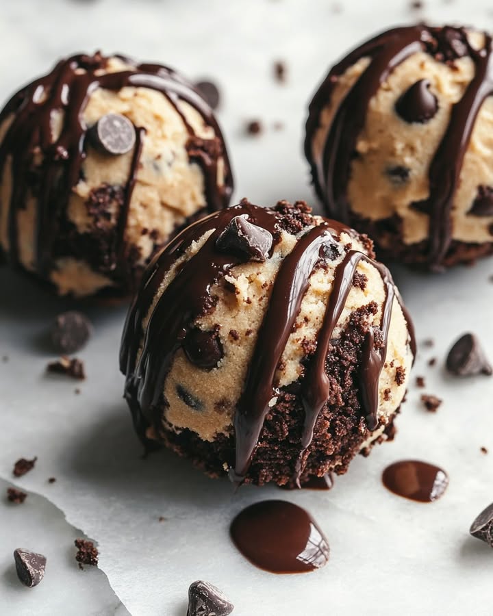 Bombes Brownie Cookie