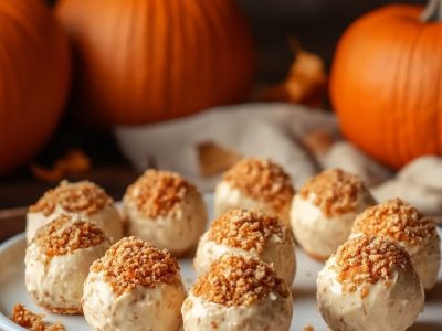 Boulettes Cheesecake Citrouille – La Meilleure Recette