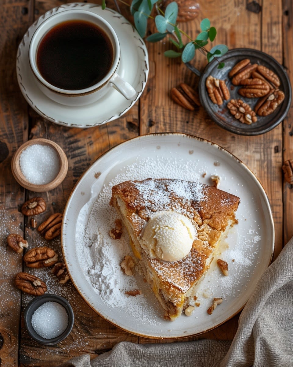 Cake à la banane et noix