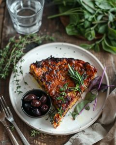 Cake à la tapenade et tomates séchées
