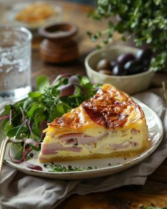 Cake au jambon et fromage