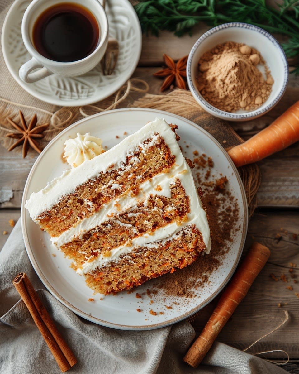 Cake aux carottes et cannelle