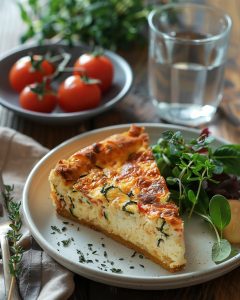 Cake aux courgettes et chèvre