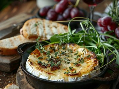 Recette du Camembert Rôti au Four : Une Délicieuse Entrée