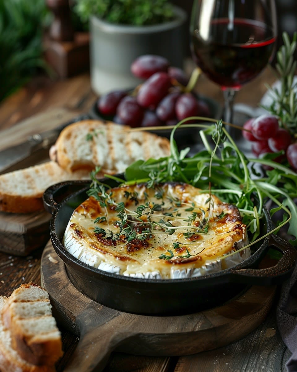 Camembert rôti au four