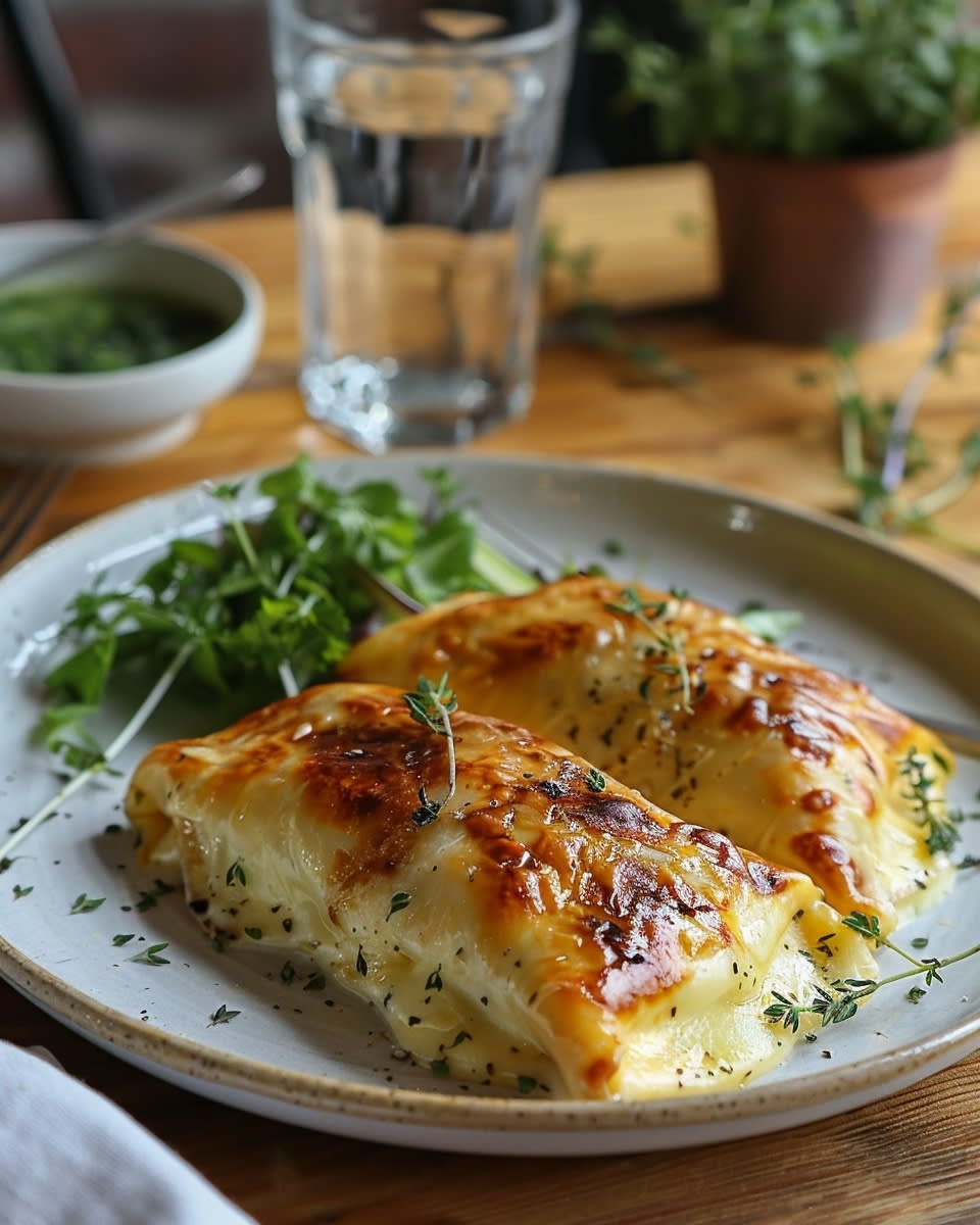 Chaussons feuilletés au fromage