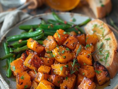 Découvrez la Recette Délicieuse de Courge Rôtie au Miel