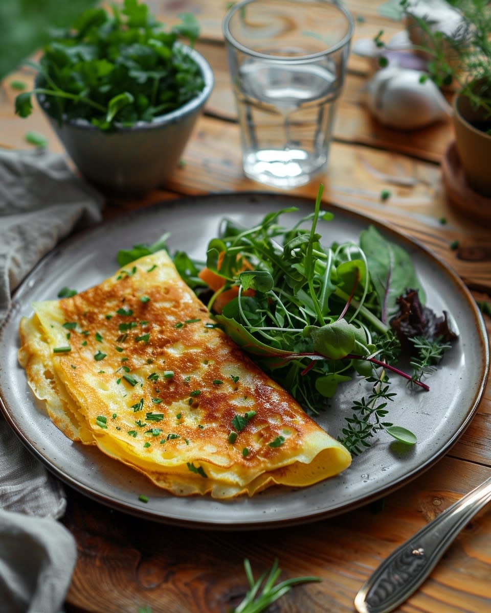 Crêpes salées au fromage